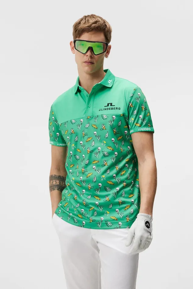 Men Jeff Golf Polo Blarney JLindeberg Polo Shirts