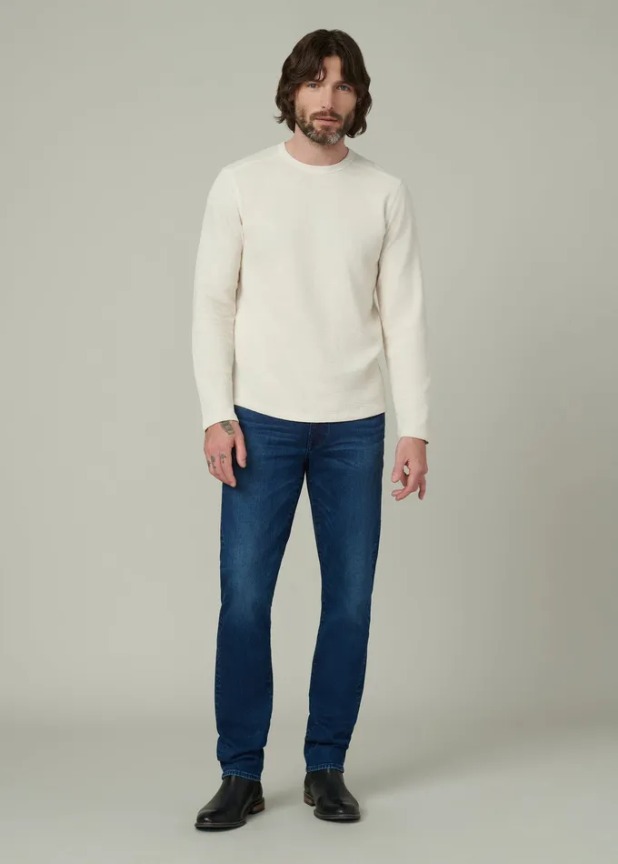 Men Joe8217s Jeans TATE LONG SLEEVE CREWNECK Natural Tops Tees