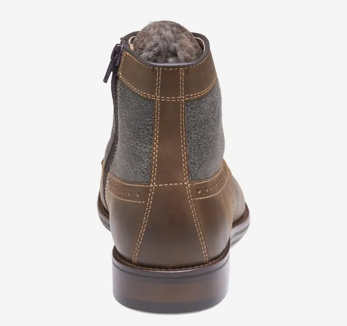 Men Johnston and Murphy Boots Conard 20 Shearling Boot Tan Oiled Leathershearling Men Johnston and Murphy Boots Conard 20 Shearling Boot Tan Oiled Leathershearling