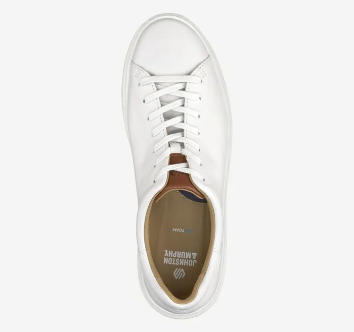 Men Johnston and Murphy LaceUps Anders LaceToToe White Full Grain Men Johnston and Murphy LaceUps Anders LaceToToe White Full Grain
