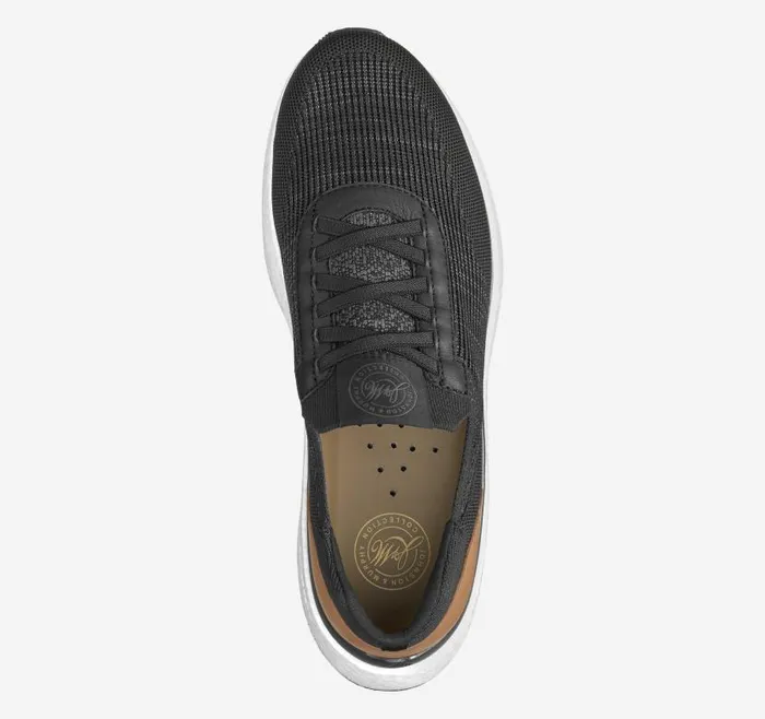 Men Johnston and Murphy LaceUps Briley Knit Jogger Black Knit Men Johnston and Murphy LaceUps Briley Knit Jogger Black Knit