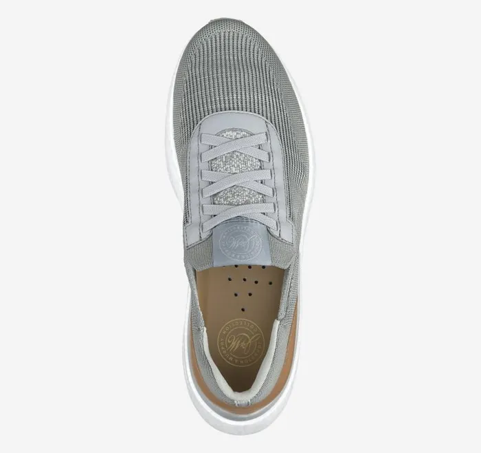 Men Johnston and Murphy LaceUps Briley Knit Jogger Gray Knit Men Johnston and Murphy LaceUps Briley Knit Jogger Gray Knit