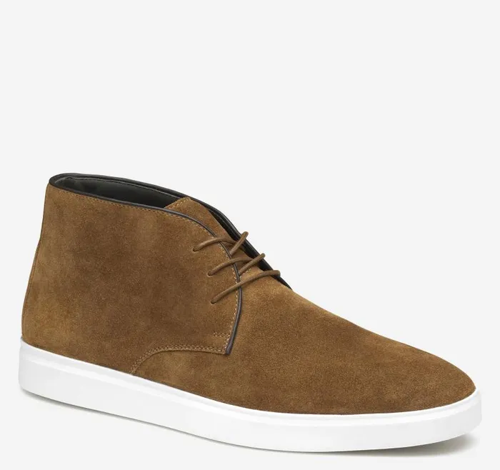 Men Johnston and Murphy LaceUps Brody Chukka Snuff Suede