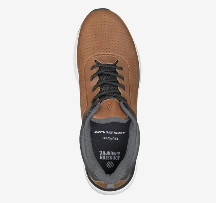 Men Johnston and Murphy LaceUps Miles UThroat Tan Full Grain Men Johnston and Murphy LaceUps Miles UThroat Tan Full Grain