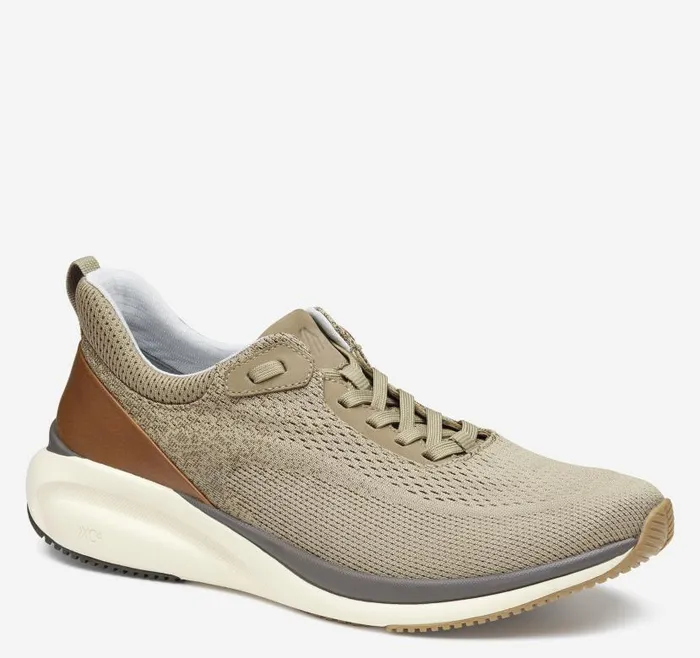 Men Johnston and Murphy LaceUps XC4 TR4Sport Hybrid Taupe Waterproof Knit