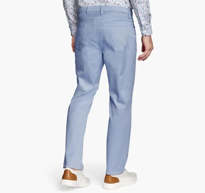 Men Johnston and Murphy Pants and Jeans FivePocket Pants Blue Men Johnston and Murphy Pants and Jeans FivePocket Pants Blue