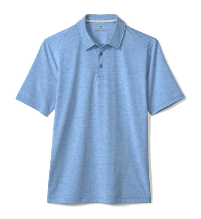Men Johnston and Murphy Polos and Tees XC4 Performance Polo Blue Men Johnston and Murphy Polos and Tees XC4 Performance Polo Blue