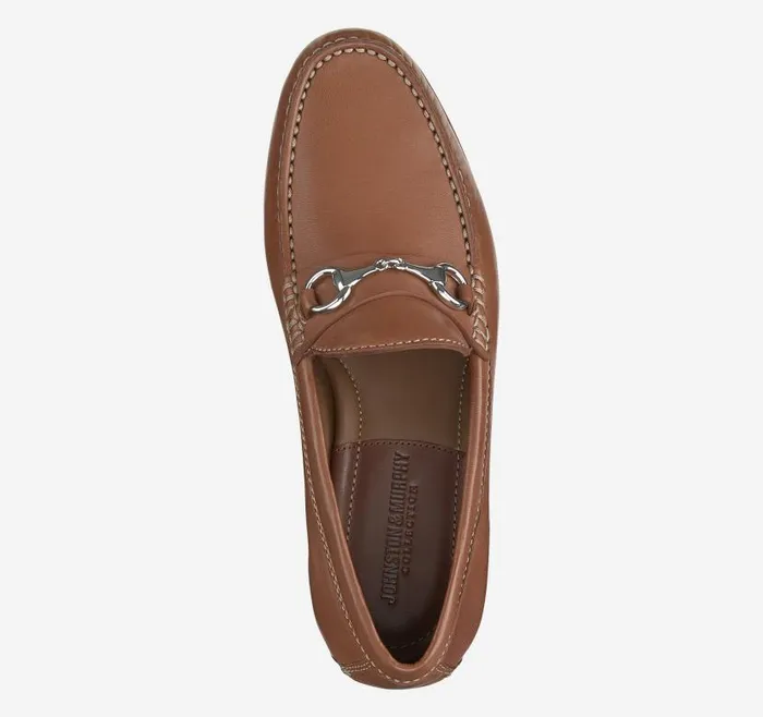 Men Johnston and Murphy SlipOns and Loafers Baldwin Bit Loafer Cognac Sheepskin Men Johnston and Murphy SlipOns and Loafers Baldwin Bit Loafer Cognac Sheepskin