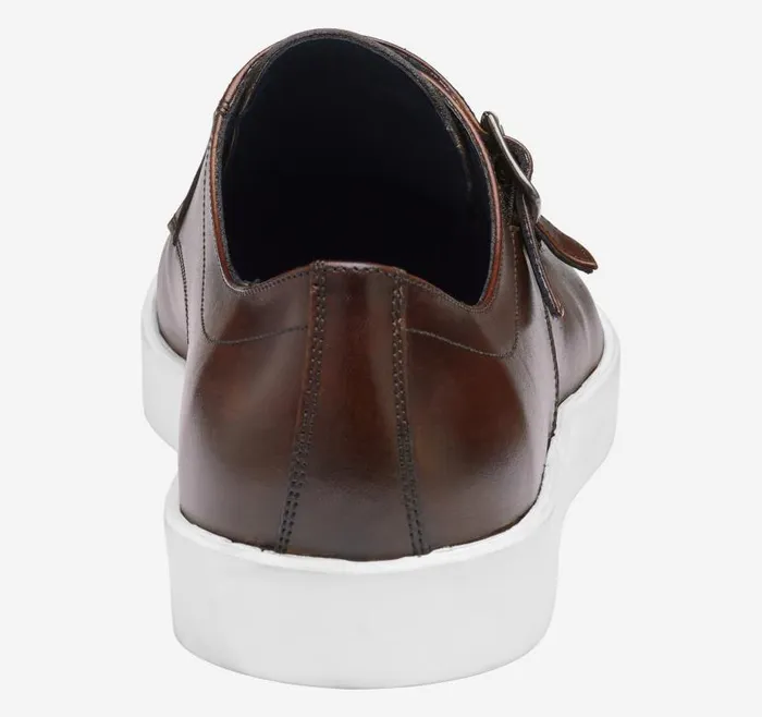 Men Johnston and Murphy SlipOns and Loafers Bolivar Monk Strap Brown Italian Calfskin Men Johnston and Murphy SlipOns and Loafers Bolivar Monk Strap Brown Italian Calfskin