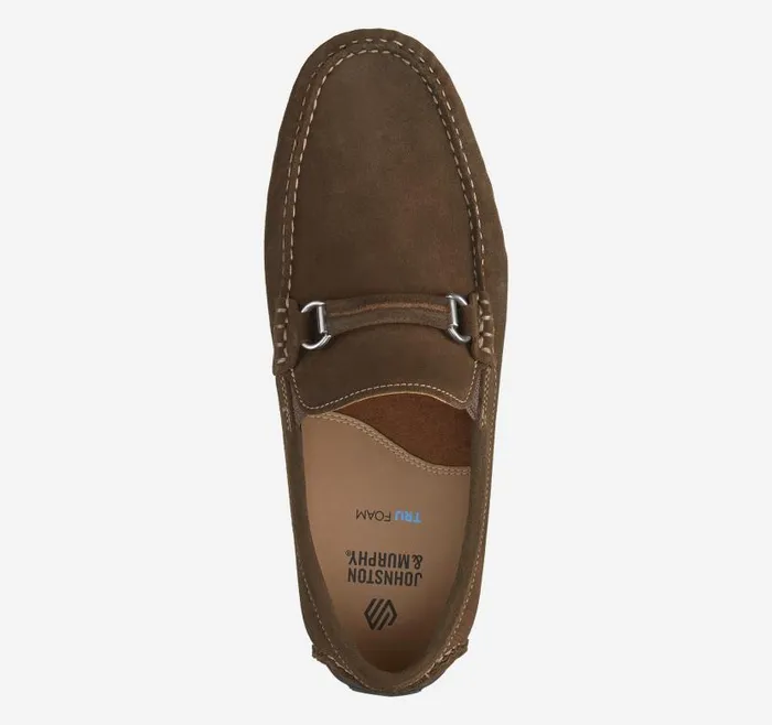 Men Johnston and Murphy SlipOns and Loafers Cort 20 Bit Loafer Dark Brown Waxed English Suede Men Johnston and Murphy SlipOns and Loafers Cort 20 Bit Loafer Dark Brown Waxed English Suede