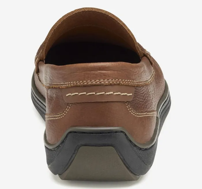 Men Johnston and Murphy SlipOns and Loafers Emmett Penny Loafer Dark Tan Full Grain Men Johnston and Murphy SlipOns and Loafers Emmett Penny Loafer Dark Tan Full Grain