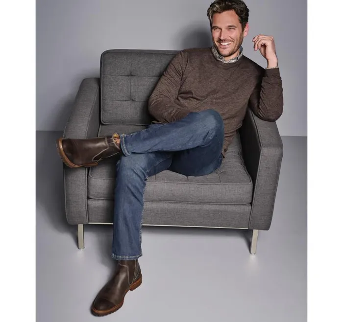 Men Johnston and Murphy Sweaters and Knits Knit VNeck Dark Brown Men Johnston and Murphy Sweaters and Knits Knit VNeck Dark Brown