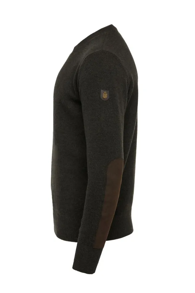 Men Knitwear Holland Cooper Country Crew Neck Knit Moss Men Knitwear Holland Cooper Country Crew Neck Knit Moss