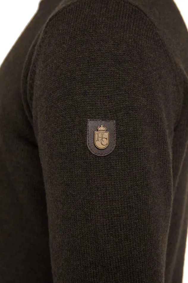 Men Knitwear Holland Cooper Country Crew Neck Knit Moss Men Knitwear Holland Cooper Country Crew Neck Knit Moss