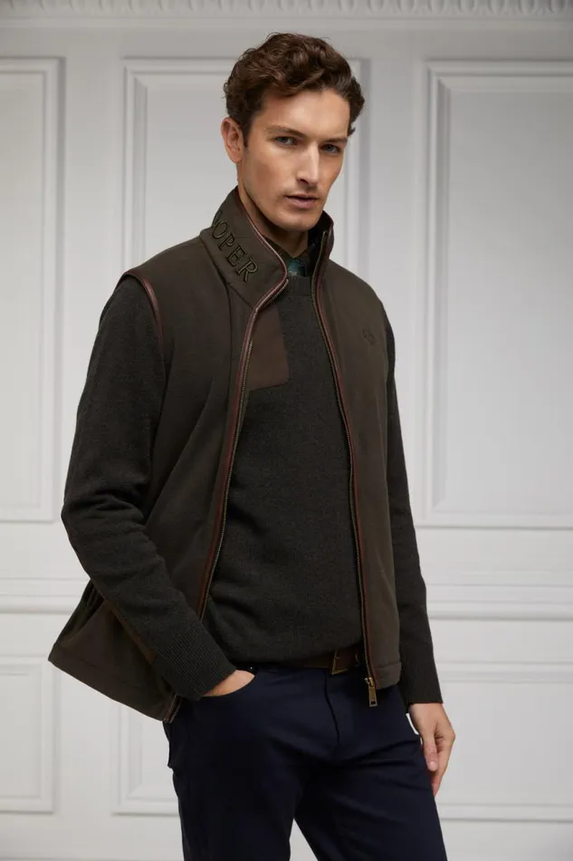 Men Knitwear Holland Cooper Country Crew Neck Knit Moss Men Knitwear Holland Cooper Country Crew Neck Knit Moss