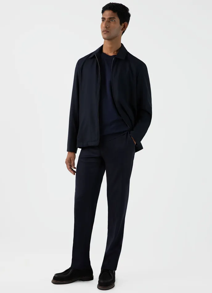 Men Knitwear ussunspel Sea Island Cashmere Crew Neck Jumper Navy Men Knitwear ussunspel Sea Island Cashmere Crew Neck Jumper Navy