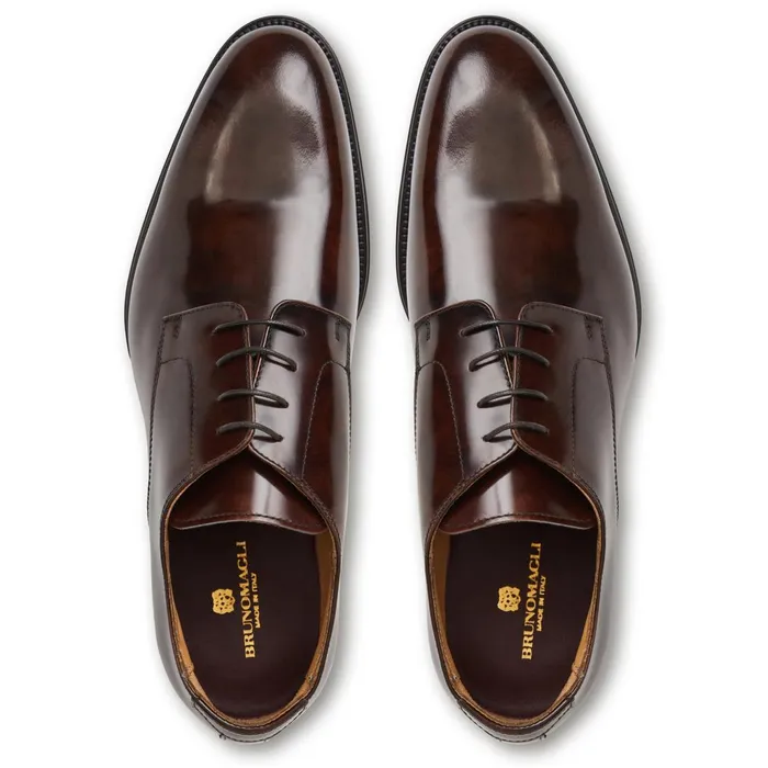 Men Laceups and Oxfords Bruno Magli Asti Traditional Dress DerbyBrown