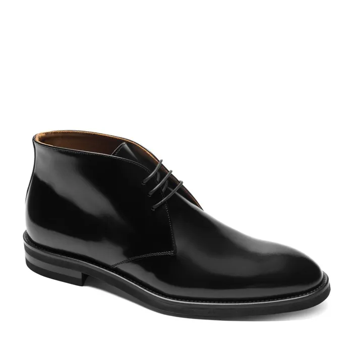 Men Laceups and Oxfords Bruno Magli Claudio Leather ChukkaBlack