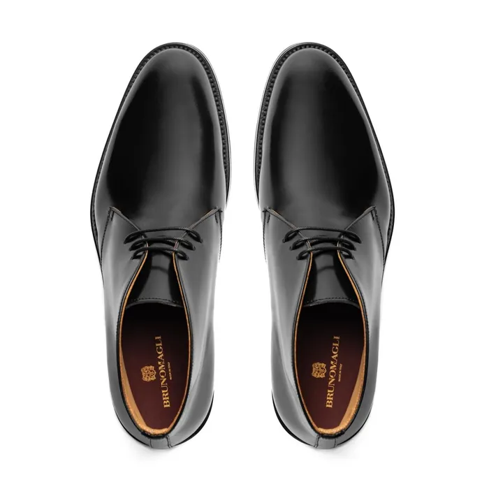 Men Laceups and Oxfords Bruno Magli Claudio Leather ChukkaBlack