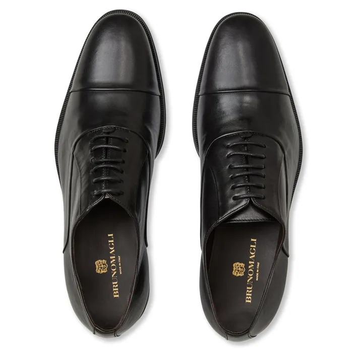 Men Laceups and Oxfords Bruno Magli Maioco Leather Oxford 8211 Black