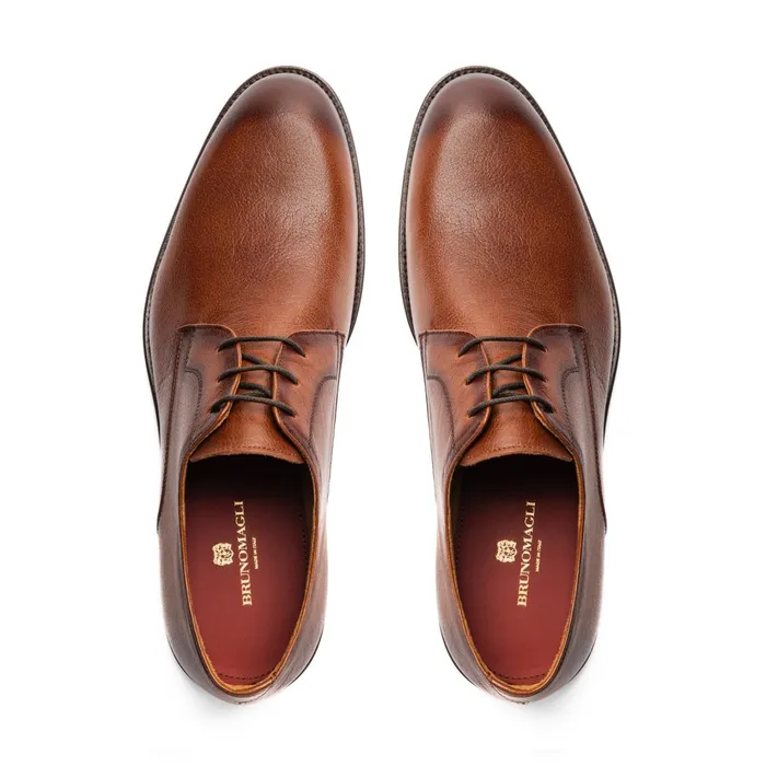 Men Laceups and Oxfords Bruno Magli Pierre Leather OxfordCognac