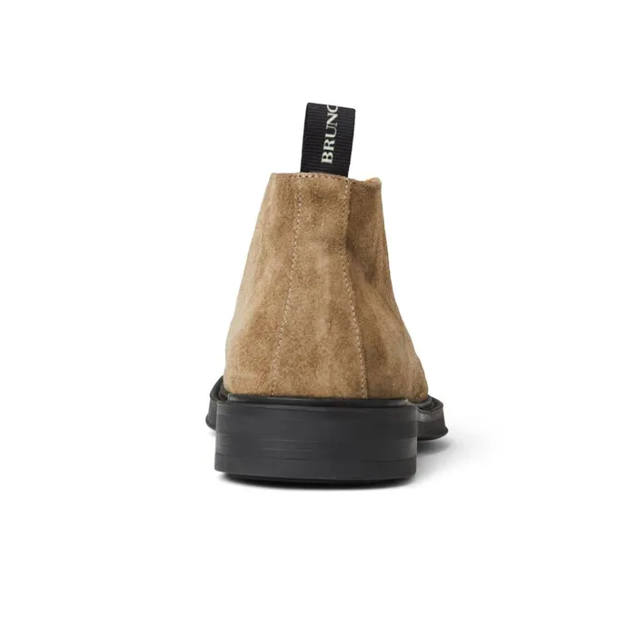 Men Laceups and Oxfords Bruno Magli Taddeo Classic Chukka Suede BootTaupe