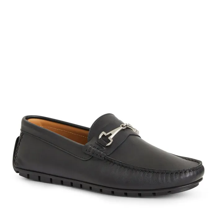 Men Loafers and Slipons Bruno Magli Darius Driving Leather MoccasinBlack
