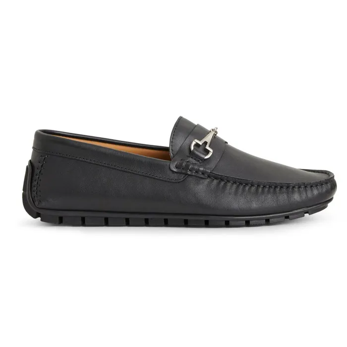 Men Loafers and Slipons Bruno Magli Darius Driving Leather MoccasinBlack