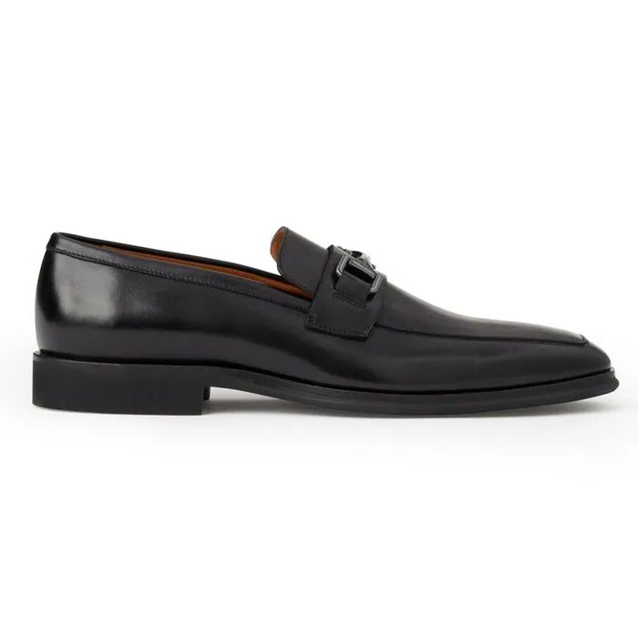 Men Loafers and Slipons Bruno Magli Raging Bit Leather LoaferBlack