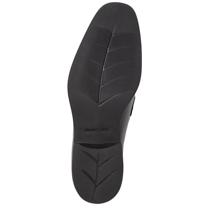 Men Loafers and Slipons Bruno Magli Raging Bit Leather LoaferBlack