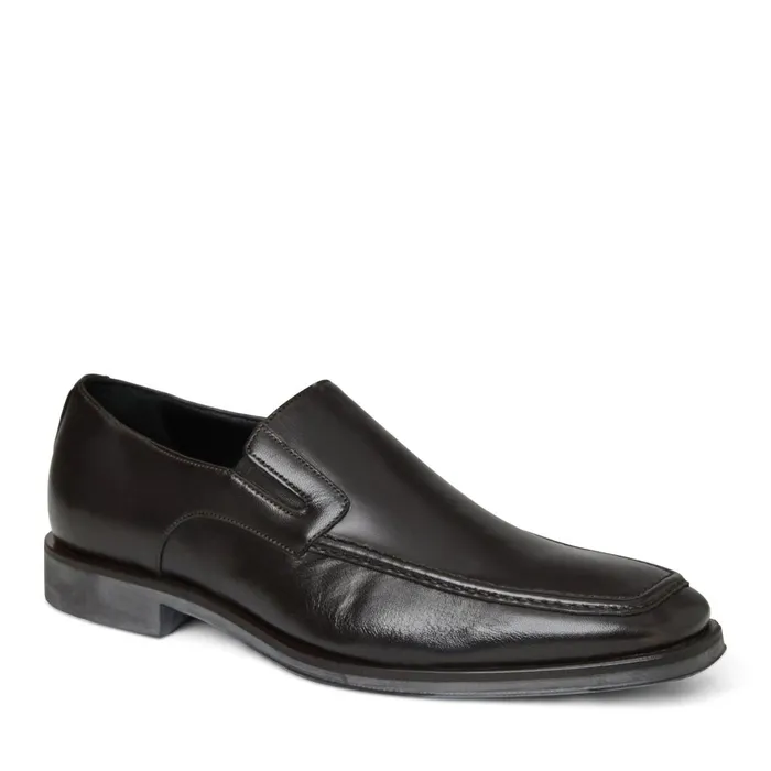 Men Loafers and Slipons Bruno Magli Raging Leather Slipon 8211 Dark Brown Leather
