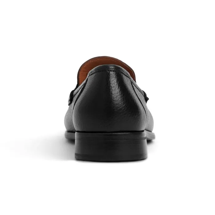 Men Loafers and Slipons Bruno Magli Tonio Slip On Loafer Black Cervo Leather