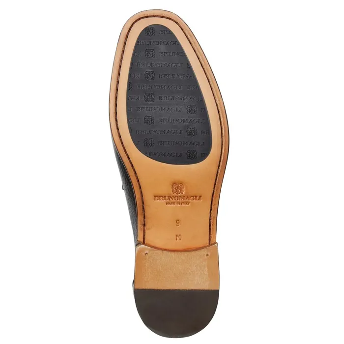 Men Loafers and Slipons Bruno Magli Tonio Slip On Loafer Black Cervo Leather