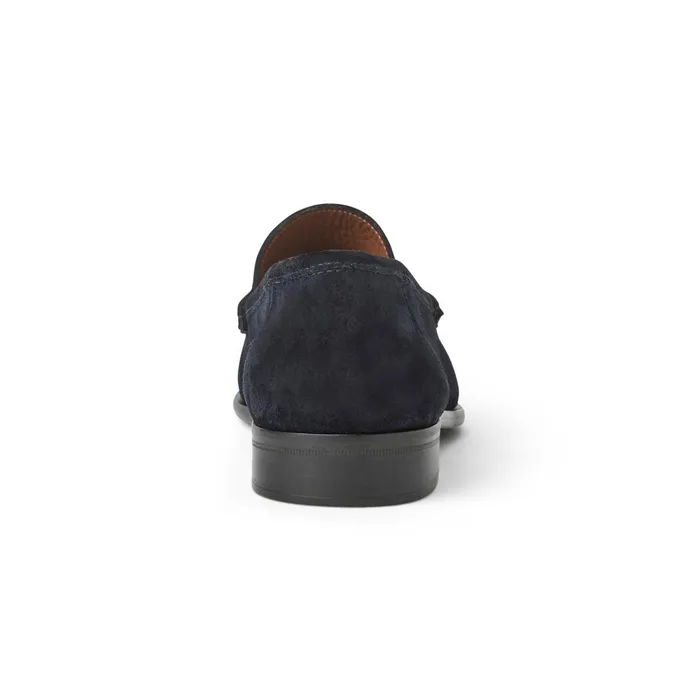 Men Loafers and Slipons Bruno Magli Tonio Slip On Loafer Navy Suede