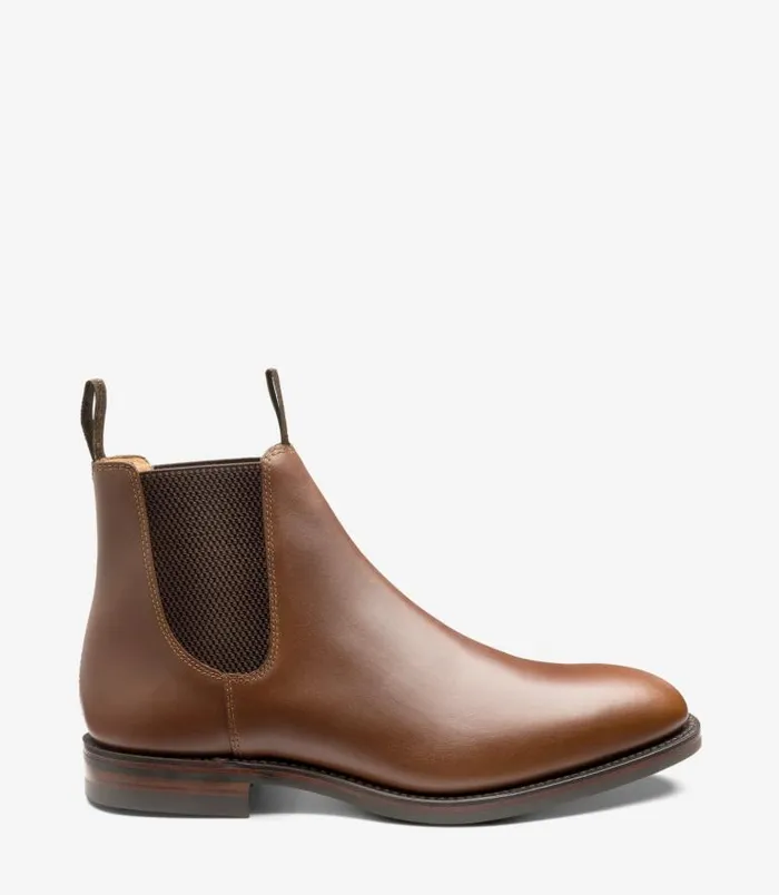 Men Loake Boots Chatsworth Brown Waxy