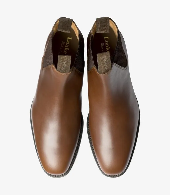Men Loake Boots Chatsworth Brown Waxy Men Loake Boots Chatsworth Brown Waxy