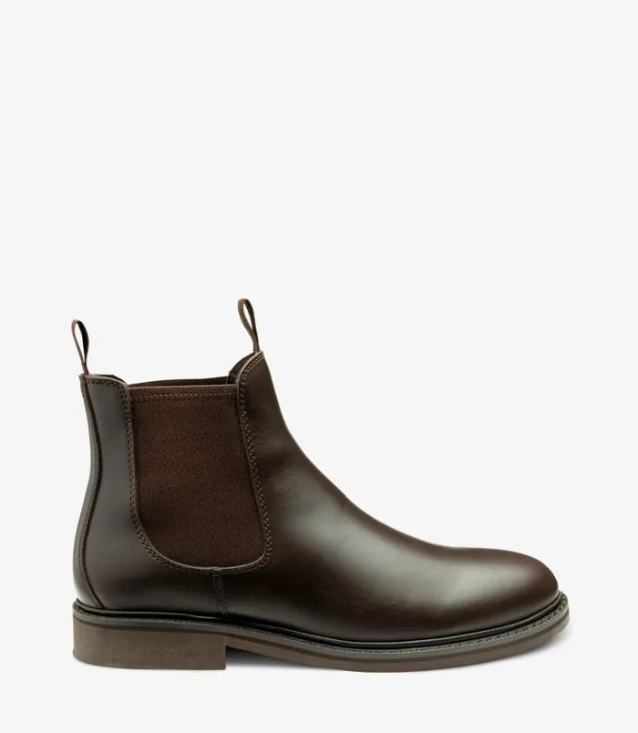 Men Loake Boots Ducksworth Dark Brown