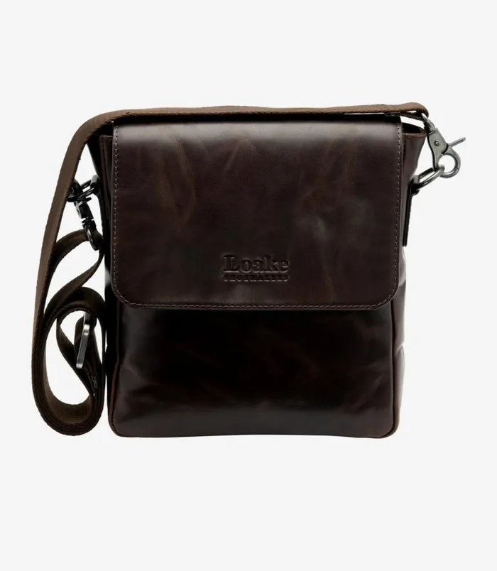 Men Loake Day Bags Stratford Man Bag Brown