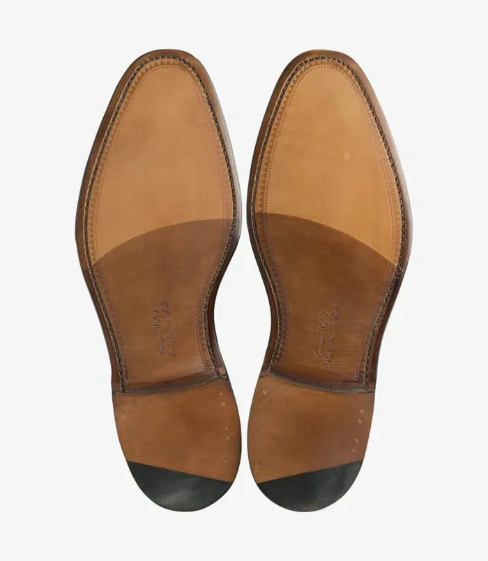 Men Loake Loafers Russell Chocolate Brown Suede Men Loake Loafers Russell Chocolate Brown Suede