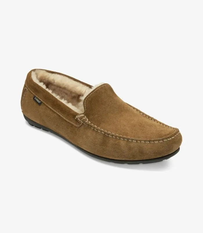 Men Loake Slippers Guards Slippers Tan Suede Men Loake Slippers Guards Slippers Tan Suede