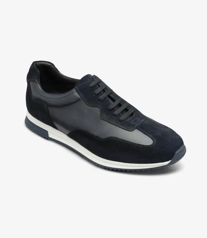 Men Loake Trainers and Sneakers Linford Navy Men Loake Trainers and Sneakers Linford Navy
