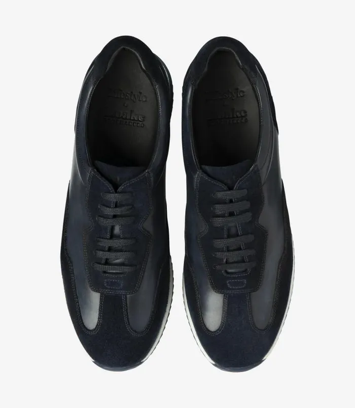 Men Loake Trainers and Sneakers Linford Navy Men Loake Trainers and Sneakers Linford Navy