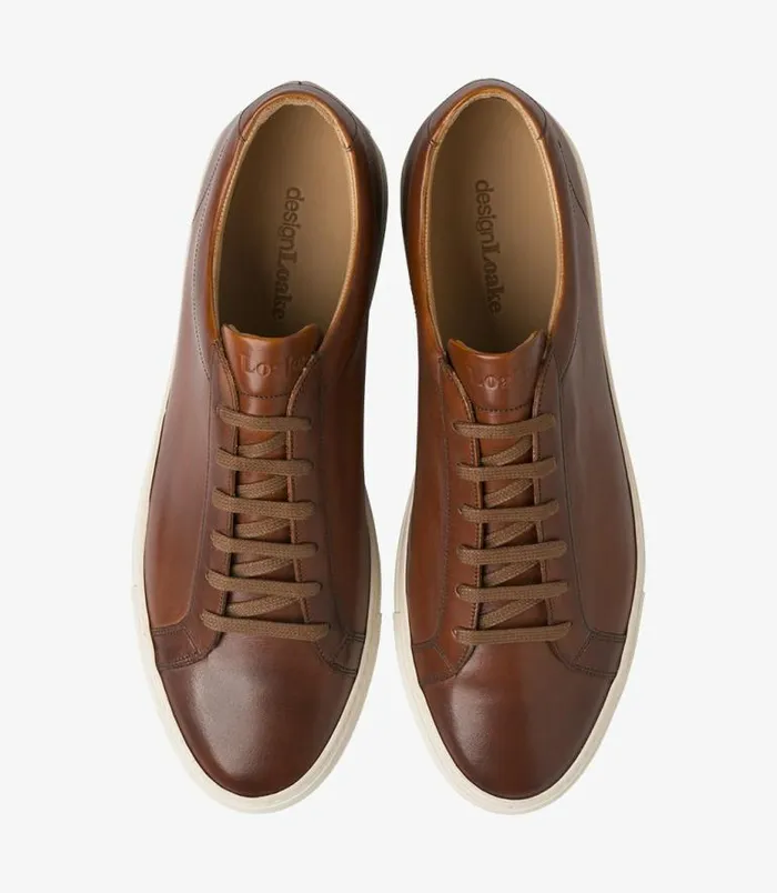 Men Loake Trainers and Sneakers Sprint Brown