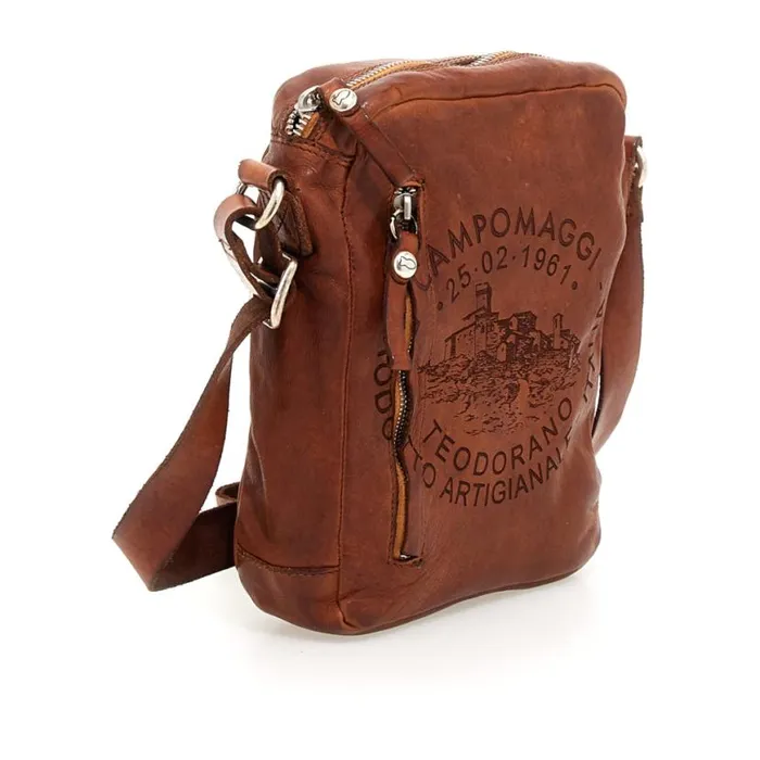 Men Marte Cognac Campomaggi Crossbody Bags Men Marte Cognac Campomaggi Crossbody Bags
