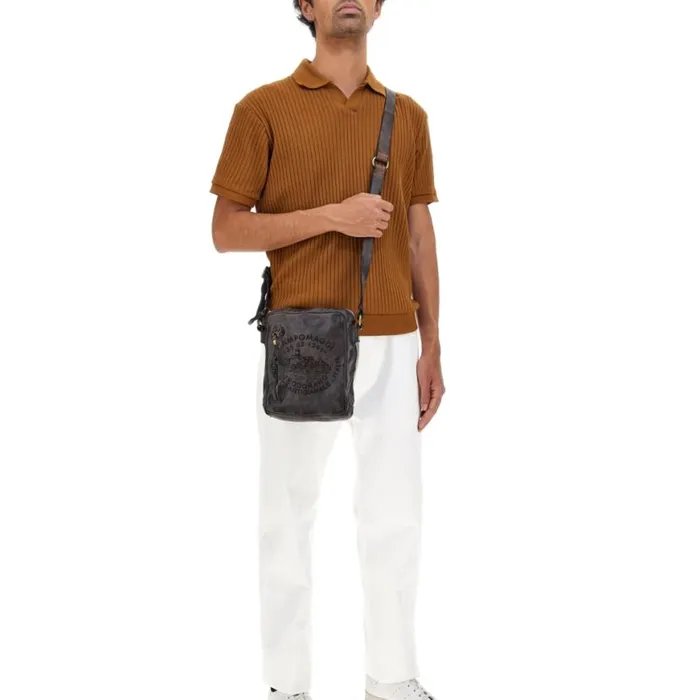 Men Marte Grey Campomaggi Crossbody Bags Men Marte Grey Campomaggi Crossbody Bags