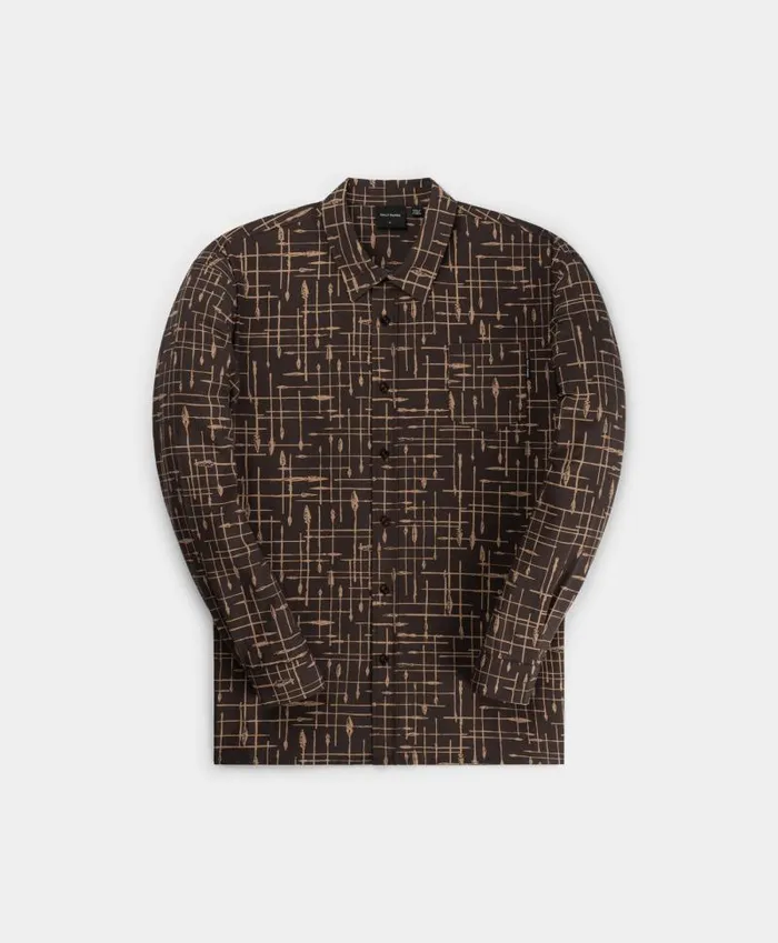 Men Martini Brown Ramzo Longsleeve Shirt Daily Paper Shirts