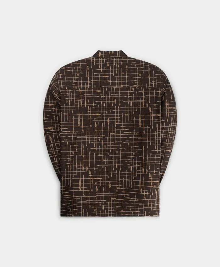 Men Martini Brown Ramzo Longsleeve Shirt Daily Paper Shirts Men Martini Brown Ramzo Longsleeve Shirt Daily Paper Shirts