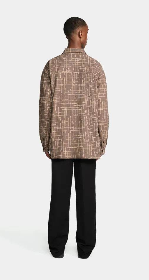 Men Martini Brown Ramzo Longsleeve Shirt Daily Paper Shirts Men Martini Brown Ramzo Longsleeve Shirt Daily Paper Shirts
