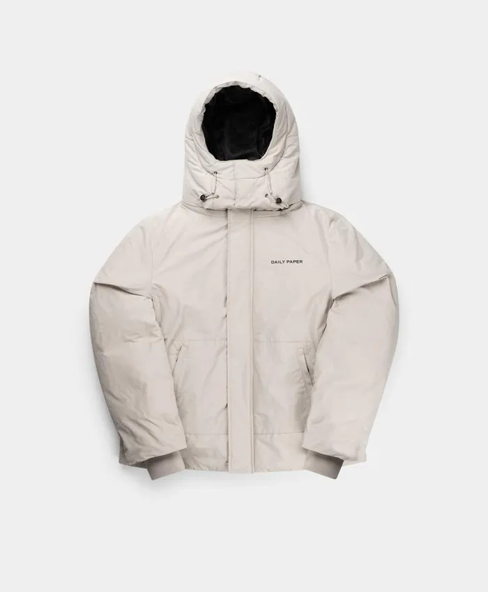 Men Nacreous Clouds Beige Nuraz Puffer Jacket Daily Paper Jackets