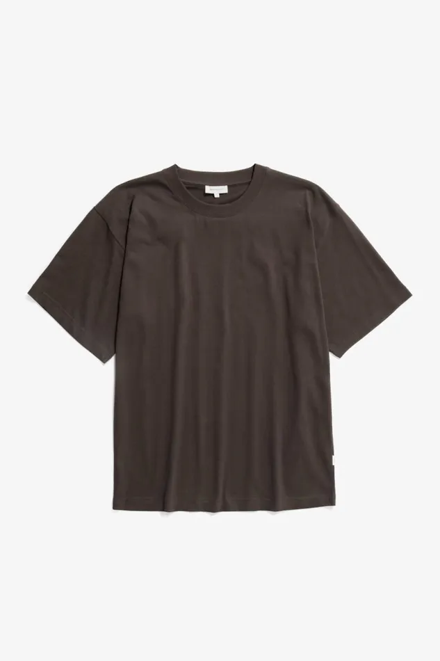Men Norse Standard Heavy Loose Tshirt Espresso Norse Projects TShirts